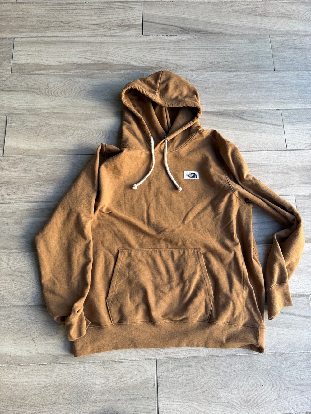 The North Face Men’s Brown Hooded Pullover Sweatshirt